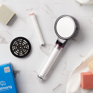 Pommeau de douche Moolmang PLUS 2.0 avec recharge 1 pièce – Élimine les impuretés et contaminants pour une eau de douche améliorée - Product Image 5