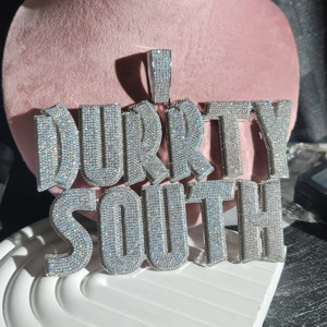 Collar con colgante de estrella de David judía de oro de 14K con colgante de moda grabado con abalorio de letra personalizada - Product Image 6