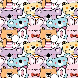 Tissu Popeline Imprimé Personnalisé pour Vêtements Filles Garçons Jupes Housses Jouets - 100% Coton Peigné Fil 40s Écologique Sans MOQ - Product Image 4