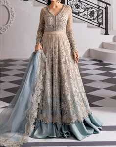 Nuevo Vestido de Novia Azul para Mujer, Precio Accesible, Bajo MOQ, Vestido de Novia Económico - Product Image 5