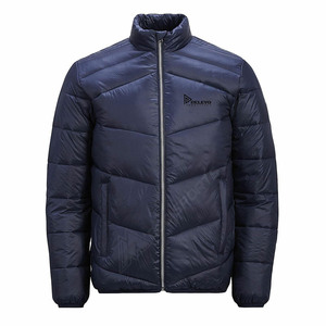 Custom Mens Spring Eco-Friendly Front <b>Waterproof</b> Windproof Breathable Quick-Dry Puffer <b>Jacket</b> Hooded <b>Padded</b> Coat OEM Bulk - Product Image 4