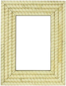Marco de Fotos de Resina y Hueso Hecho a Mano de Lujo con Diseño Moderno Minimalista Personalizable para Decoración de Mesa del Hogar - Product Image 2