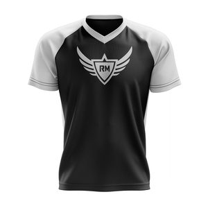 T-shirts en tricot à col en V de qualité supérieure, matériau durable, respirant, séchage rapide, manches courtes, pour hommes, en stock - Product Image 1