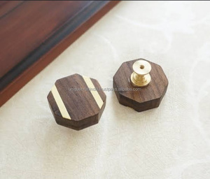 Perillas de armario redondas clásicas, perilla de cajón de resina de madera perlada para comedor, cocina, dormitorio, baño, Hotel, uso en la sala de estar - Product Image 1
