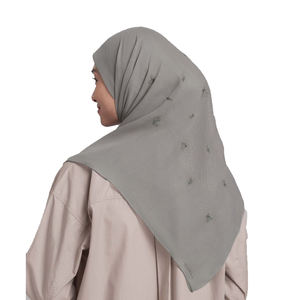 Hijabs arabes pour femmes, pas chers, respirants, en mousseline, mode été, châles ombrés, hijabs marbrés aquarelle - Product Image 6