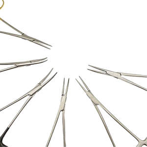 Pinzas Hemostáticas de Acero Inoxidable, Pinzas Quirúrgicas para Arterias, Herramientas Quirúrgicas de Surgiright - Product Image 3