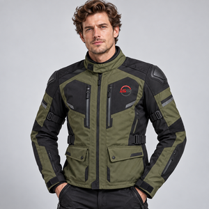 Veste de moto en Cordura, tissu durable, construction respirante, coupe confortable, design protecteur pour la course à moto - Product Image 1