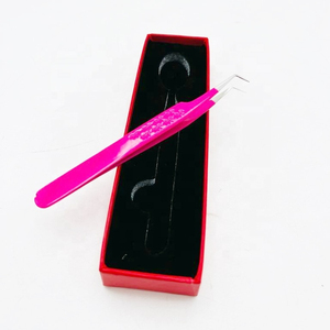 Precision Pink Eyelash Tweezers with Smooth Tip for Professional Use Eyelash Extension Tweezers Kit Tweezers with Non-Slip - Product Image 4