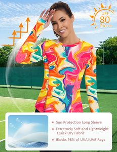 Camiseta de Pesca de Manga Larga para Mujer, Protección Solar UPF 50, Impresión por Transferencia de Calor, Transpirable, de Secado Rápido, Directo de Fábrica - Product Image 4