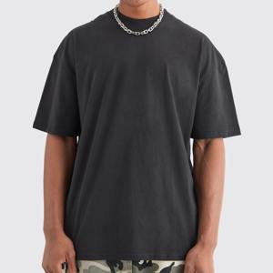 T-shirt surdimensionné personnalisé pour homme 2025, impression de logo, 100% coton, t-shirt grande taille, t-shirts amples, coupe ample - Product Image 4