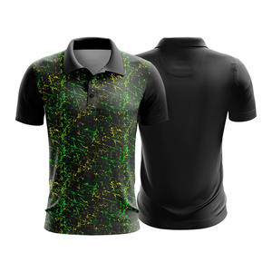 เสื้อโปโลพิมพ์ลายแบบซับลิเมชั่นทั้งตัว แฟชั่นขายดี เสื้อโปโลสั่งทำพร้อมโลโก้สำหรับผู้ชาย - Product Image 3