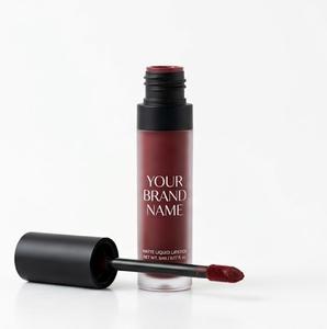 Lápiz Labial Líquido Mate de Marca Privada OEM, Larga Duración, Resistente al Agua, Altamente Pigmentado, a Prueba de Manchas, Venta al por Mayor, Maquillaje Labial Cosmético - Product Image 3