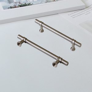 Eco-Friendly Modern Zinc Alloy Tubular Cabinet Handle Minimalist <b>Bar</b> <b>Pull</b> <b>for</b> Kitchen Bathroom Nightstands Furniture - Product Image 2
