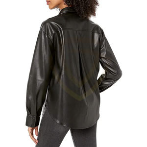 Chaqueta de Cuero para Mujer, Transpirable, de Alta Calidad, Estilo Moderno, Nuevo Modelo, Informal, con Cierre - Product Image 6