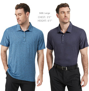 Nouveau design optimal, jersey tricoté solide pour chemise homme, manches courtes, haute qualité, logo personnalisé, séchage rapide, polyester/coton, vêtements décontractés - Product Image 3