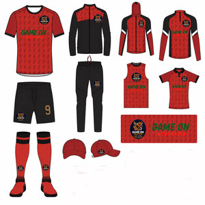 Tenues de football personnalisées à séchage rapide pour hommes, maillots de football, uniformes de football - Product Image 1