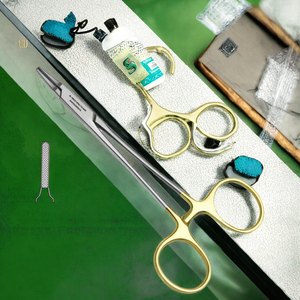 Al Mida Mini Ryder Portaagujas de Acero con Punta Recta, Pinzas Quirúrgicas, Instrumento Manual, Set de Instrumentos Certificado STML Clase I - Product Image 4