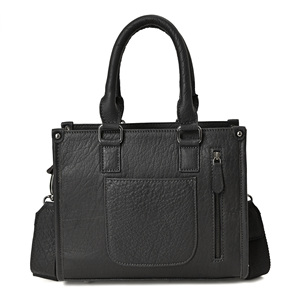 Luxury Checkerboard Leather Handbag for Women Black White Woven Crossbody Tote Bag with Adjustable <b>Shoulder</b> <b>Strap</b> - Product Image 2