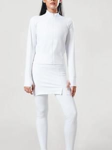 Women <b>Skirted</b> Yoga <b>Leggings</b> High Waist Sports Skort Pants Women Athletic Skirt Tights Fitness <b>Leggings</b> With Skirt - Product Image 4