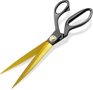 Forbici da Sarto Professionali per Lavori Pesanti, Forbici Affilate in Acciaio Inossidabile per Taglio Tessuti, Cucito e Artigianato - Product Image 1