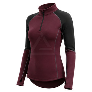 Camisetas térmicas premium para mujer, ligeras, de manga larga, capa base, que absorben la humedad, elásticas, para actividades al aire libre y fitness. - Product Image 6