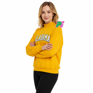 เสื้อสเวตเชิ้ตคอเต่า Alabama ปักอักษรแบบกำหนดเอง เสื้อสเวตเชิ้ตคอเต่าคุณภาพสูง ปักลายแบบกำหนดเอง - Product Image 4