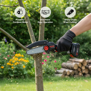 Portable Battery Chainsaw | Heavy Duty Wood Cutting Machine | Rechargeable Power <b>Tool</b> | India Export <b>House</b> Supplier 2026 - Product Image 5