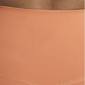 Leggings de mujer de cintura alta, largos, de color sólido, tejidos y elásticos en naranja terracota, leggings sin costuras para mujer en oferta. - Product Image 5