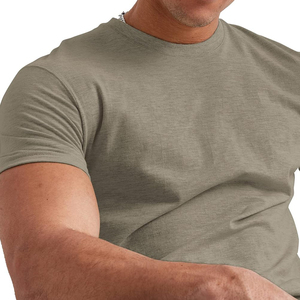 Vente d'usine, prix de gros, logo personnalisé, t-shirts en coton décontractés pour hommes, taille plus, t-shirts à manches courtes, t-shirts tendance pour hommes - Product Image 5