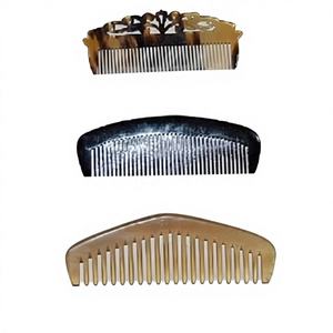 100% Peine de cuerno de búfalo Artesanías naturales hechas con cuerno de animal Alta venta para Barba Exportación de India - Product Image 5