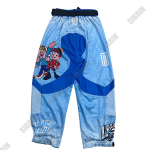 Pantalon de hockey sur roulettes personnalisé Sibrin, imprimé par sublimation, en polyester, avec rembourrage en Cordura, protection professionnelle, évacuation de l'humidité - Product Image 6