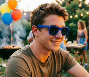 Wholesale Promotion Custom UV400 Light Weight Comfortable PC Frame <b>Sunglasses</b> for Unisex - Product Image 5
