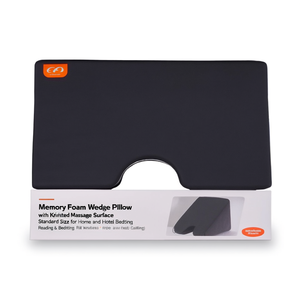 Oreiller en mousse à mémoire de forme avec surface de massage tricotée, taille standard pour la literie domestique et hôtelière - Product Image 2