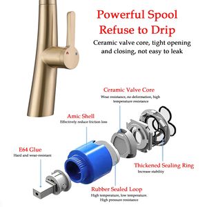 Rubinetto da Cucina Estraibile in Acciaio Inox con Maniglia Singola - Product Image 5