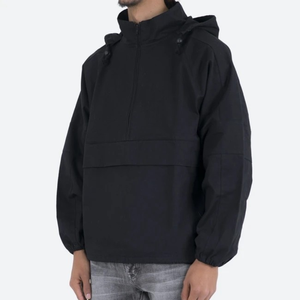 Top Selling Men's Anorak Insulator Jacket <b>Warm</b> and Self-Packable Down Pullover Half Zipper Jacket - Product Image 2
