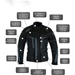 Nouvelle veste de moto respirante en mesh pour l'été, idéale pour le motocross, la course hors route, la conduite de moto, coupe-vent, pour les voyages en moto - Product Image 2