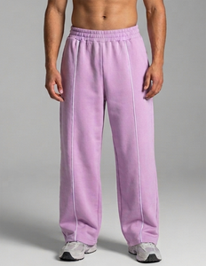 Conjunto Deportivo para Hombre OEM Orchid Contrastline, Calidad Premium, Felpa de Algodón Transpirable, Estilo Casual, Talla Grande - Product Image 4