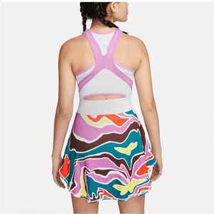 Breathable Women Tennis <b>Skirts</b> and Dresses <b>Elastic</b> Waist Knee Length Spandex Polyester - Product Image 2