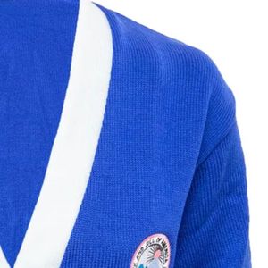 Jack and Jill Old School Cardigan Classic Button Front Knit <b>Sweater</b> <b>Vintage</b> Style Long Sleeve Casual Varsity Outerwear Premium - Product Image 5
