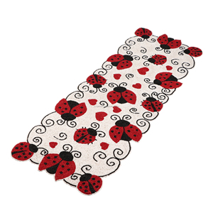 Latest Design Solid Color Beaded <b>Table</b> <b>Runner</b> Embroidered Cotton Luxury <b>Table</b> <b>Runners</b> Wedding Birthday Parties Banquets Hotel - Product Image 3