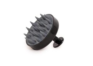 Zenara Ionic Silicone <b>Round</b> Hair Scalp Massager <b>Brush</b> with Plastic Handle-Exfoliating Shampoo Scrubber (Nondisposable) - Product Image 5