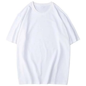 เสื้อยืดลำลองผู้ชายคุณภาพดี ผลิตจากโรงงาน ผ้าฝ้าย 100% ระบายอากาศได้ดี แห้งเร็ว ทรงปกติ แฟชั่นล่าสุด หน้าผ้าเรียบสีพื้น - Product Image 2