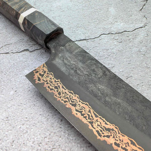 Cuchillo de Chef Hecho a Mano de Cobre Damasco, Cuchillo de Cocina Premium, Cuchillo Profesional para Preparación de Alimentos, Herramienta de Cocina para Restaurantes - Product Image 4