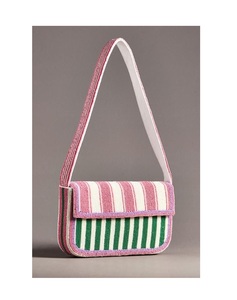 Vintage Beaded Handmade Luxury Polyester Lightweight <b>Square</b> Shape Fashion Banquet Ladies Shoulder Bag Casual Purse - Product Image 5