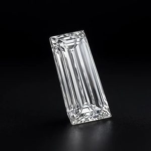 Diamante Cultivado en Laboratorio de Corte Baguette Cónico de 1ct, Claridad VS, Color E, Corte Excelente, Certificado, Gema Suelta para Joyería - Product Image 3