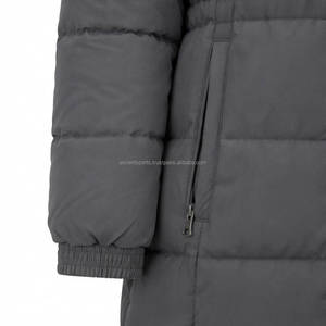 Chaqueta Larga Acolchada Premium para Mujer, con Cinturón, Aislante y Cálida, para Invierno, Casual, para Exteriores, Venta al Por Mayor de Fábrica OEM - Product Image 5