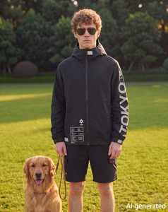 Veste coupe-vent imperméable streetwear pour homme |   Cosplay, Vêtements de tous les jours - Product Image 3