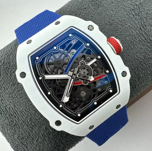 Montre mécanique de luxe ultra-fine, squelette, bracelet en toile, légère, sportive, automatique, haute qualité, verre saphir, 100 bars - Product Image 4