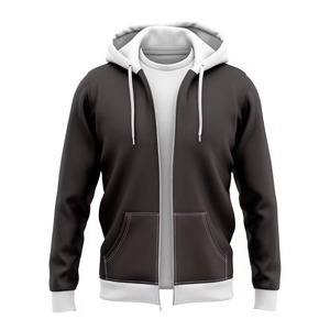 <b>Mens</b> Stylish Zipper Hoodies Modern Athletic Full Zip Hoodie Soft Premium <b>Fleece</b> Manufacturer Asali Zip Up <b>Grey</b> Hoodies for <b>Men</b> - Product Image 1