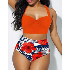 Traje de baño morado liso con cuello cuadrado Traje de baño de una pieza para mujer Corte regular Tejido de poliéster - Product Image 3